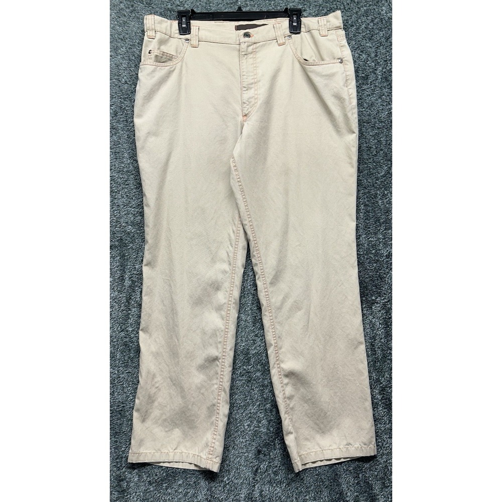 Tom James Mens Size 38X30 Beige Cotton? Chino Pants (L3)